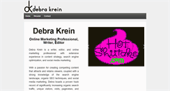 Desktop Screenshot of debrakrein.com