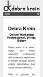 Mobile Screenshot of debrakrein.com